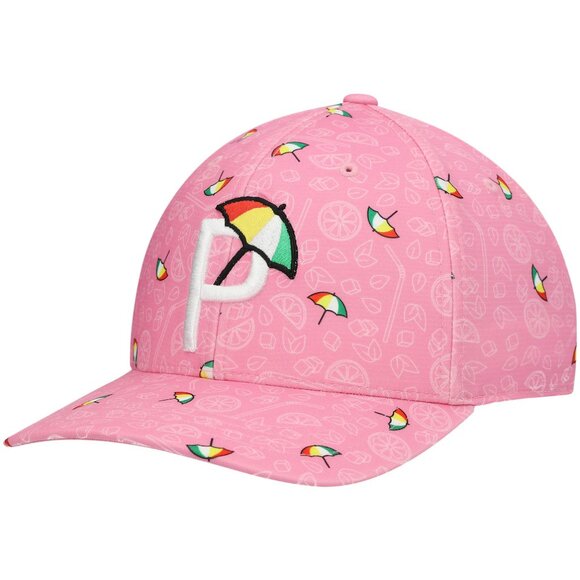 PUMA Arnold Palmer Pink Umbrella Snapback Hat NWT OSFA - Picture 5 of 9